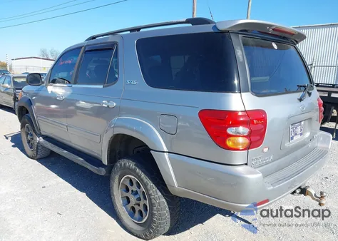 2001 Toyota Sequoia Sr5 V8 из США, поврежденный, VIN 5TDBT44A71S019928